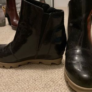 Sorel wedge booties